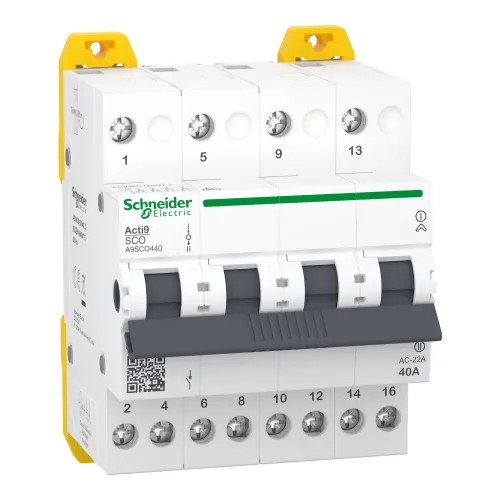 Перемикач 1-0-2 iSSW Acti9 4P 40A 415В Перемикач 1-0-2 iSSW Acti9 4P 40A 415В