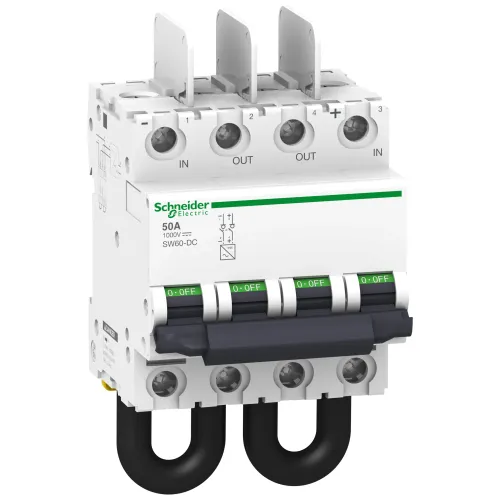 Вимикач SW60-DC 2P, 50A, 1000 VDC Вимикач SW60-DC 2P, 50A, 1000 VDC