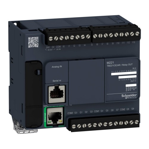 ПЛК M221 24 ВХ/ВИХ РЕЛЕ 1RS485 1ETH ПЛК M221 24 ВХ/ВИХ РЕЛЕ 1RS485 1ETH