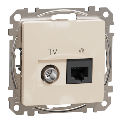 RJ45 CAT6 UTP -TV інд Беж Sedna Design RJ45 CAT6 UTP -TV інд Беж Sedna Design