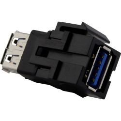Механізм keyst USB 3.0 (jack/jack) чорн Механізм keyst USB 3.0 (jack/jack) чорн