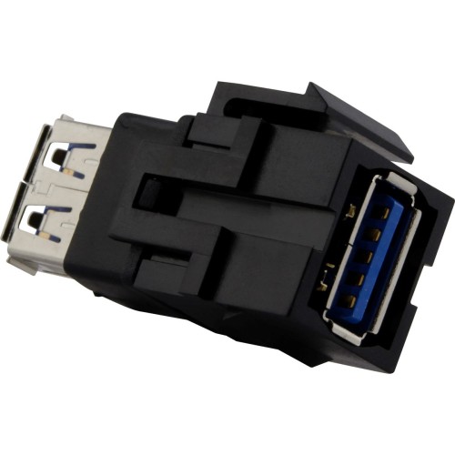 Механізм keyst USB 3.0 (jack/jack) чорн Механізм keyst USB 3.0 (jack/jack) чорн