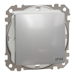 Однокл перемикач IP44 Алюм Sedna Design Однокл перемикач IP44 Алюм Sedna Design