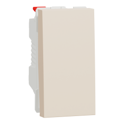 Вим. 1-кл. кнопк. сх.1 10А, 1 мод беж Вим. 1-кл. кнопк. сх.1 10А, 1 мод беж