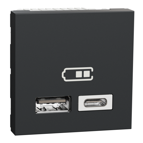 Подвійна USB розетка A+C антр Подвійна USB розетка A+C антр