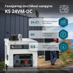 Генератор постійної напруги KS 24VM-DC Генератор постійної напруги KS 24VM-DC