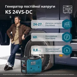 Генератор постійної напруги KS 24VS-DC Генератор постійної напруги KS 24VS-DC