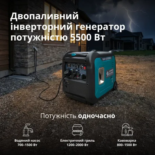 Інверторний газобензиновий генератор KS 5500iEG S Інверторний газобензиновий генератор KS 5500iEG S