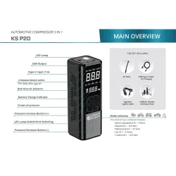 Акумуляторний компресор KS P20